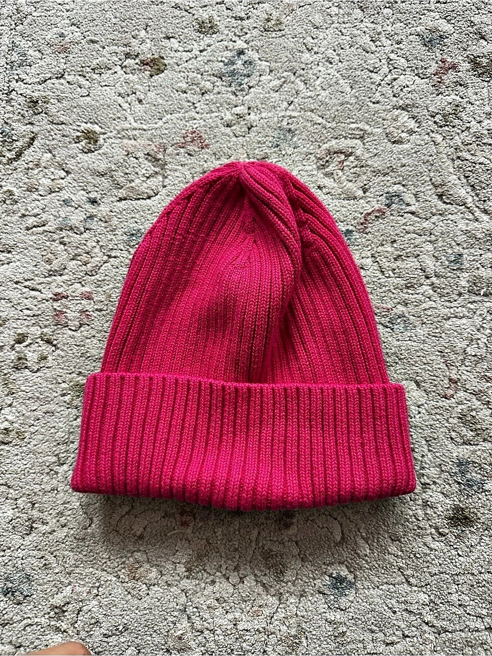 Zara Ribbed Knit Beanie Pink